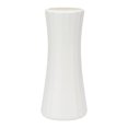 thumbnail image 1 of REGALWOVEN Modern Geometric Flower Vase, Unbreakable Plastic Vase, Minimalist Decorative Centerpiece for Home, Office, Wedding White 3.5"L x 3.5"W x 8.3"H, 1 of 7