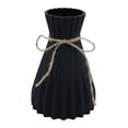 thumbnail image 1 of REGALWOVEN Modern Geometric Flower Vase, Unbreakable Vase for Home Decor Black 4.7"L x 4.7"W x 6.7"H, 1 of 6
