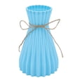 thumbnail image 1 of REGALWOVEN Modern Geometric Flower Vase, Unbreakable Vase for Home Decor Blue 4.7"L x 4.7"W x 6.7"H, 1 of 6