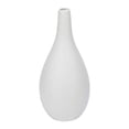 thumbnail image 1 of REGALWOVEN Modern Ribbed Ceramic Vase for Home Decor Small Boho Decorative Vase , Minimalist Matte Flower Vase for Shelf Table White 3"L x 3"W x 6.5"H, 1 of 5
