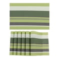 thumbnail image 1 of REGALWOVEN Morden Placemats Set of 6 Placemats for Dining Table Decor Indoor Outdoor Washable Kitchen Table Mat Wipe Clean Green 18*12in, 1 of 7