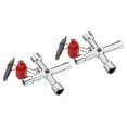 thumbnail image 1 of REGALWOVEN Multi-Functional Universal Cross Key 4 Way Gas Water Meter Key 2Pcs, 1 of 6
