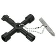 thumbnail image 1 of REGALWOVEN Multi-Functional Universal Cross Key, 4 Way Gas Water Meter Key Wrench, 1 of 6