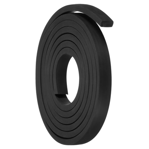 REGALWOVEN Neoprene Rubber Sheet Rolls Solid Rubber Seal Strip for DIY Gasket, Crafts, Pad 3/16"T x 0.4"W x 5'L 1