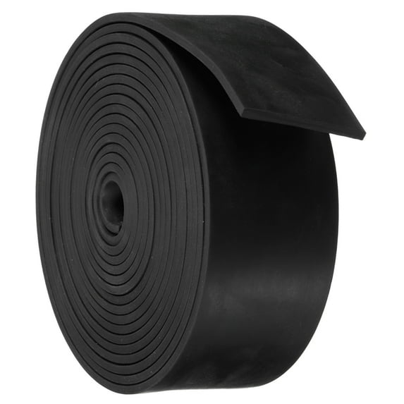 REGALWOVEN Neoprene Rubber Sheet Rolls Solid Rubber Seal Strip for DIY Gasket, Crafts, Pads 1/8"T x 1.8"W x 11.5'L 1