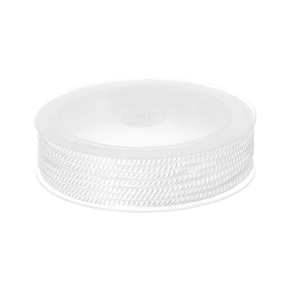 REGALWOVEN Nylon Cord Beading String Chinese Knotting Cord Hand Knitting String for DIY White 23.000 ft