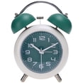 thumbnail image 1 of REGALWOVEN Old Fashioned Circle Loud Alarm Clock with Night Light Battery Operated for Heavy Sleepers Adults 5.9 x 4.3 x 2 inch Green, 1 of 7