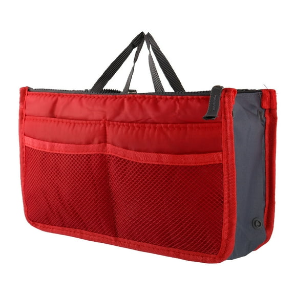 REGALWOVEN Organizer Large Travel Toiletry Wash Cosmetic Bag Makeup Storage Case Bath Red