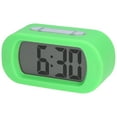thumbnail image 1 of REGALWOVEN Oval Digital Alarm Clock for Bedroom, Alarms with Big Numbers Display, Adjustable Alarm Snooze Green, 1 of 7