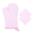 thumbnail image 1 of REGALWOVEN Oven Mitts and Pot Holders Sets of 4, Heat Resistant and Non-Slip Pink 13x7.5inch, 1 of 7