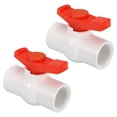 thumbnail image 1 of REGALWOVEN Ball Valve Threaded Shut-off Valve with Easy to Rotate Handle for Water Flow Control G1 White, 1 of 6