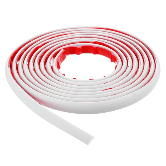 REGALWOVEN Peel and Stick Trim, Flexible Wall Molding Trim Waterproof Self-Adhesive Wall Trim White 0.4 Inch x 9.8 Ft