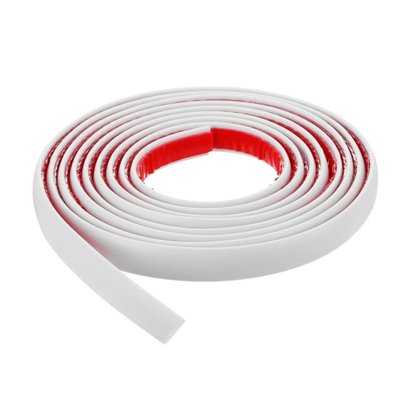 REGALWOVEN Peel and Stick Trim, Flexible Wall Molding Trim Waterproof Self-Adhesive Wall Trim White 0.5 Inch x 9.8 Ft