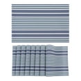 thumbnail image 1 of REGALWOVEN Place Mat Set of 8 Placemats for Kitchen Dining Table Decor, Washable Table Placemats Wipeable Table Mat Blue 18*12in, 1 of 7