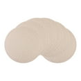 thumbnail image 1 of REGALWOVEN Placemats Set of 6 PU Placemats for Kitchen Dining Table Decor Heat Resistant Table Placemats Wipeable Table Mat Beige 15*15in, 1 of 7