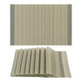 thumbnail image 1 of REGALWOVEN Placemats Set of 8 Placemats for Kitchen Dining Table Decor Washable Heat Resistant Table Placemats Wipeable Table Mat Gold 18*12in, 1 of 7