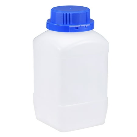 REGALWOVEN Plastic Lab Chemical Reagent Bottle 1200ml/ 40.6oz Wide Mouth Sample Sealing Liquid Storage Container Translucent