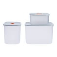 thumbnail image 1 of REGALWOVEN Plastic Meal Prep Food Containers, Leakproof Stackable Lunch Box Square 3 Pack, 1 of 7