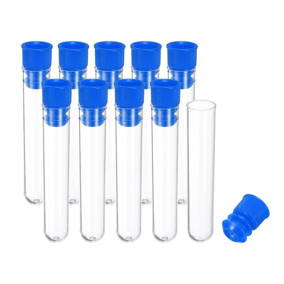 REGALWOVEN Plastic Sewing Needle Storage Holder, Pin Tube Purple Blue 2.4"