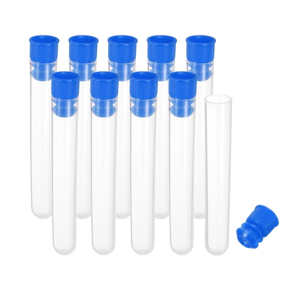 REGALWOVEN Plastic Sewing Needle Storage Holder, Portable Matte Embroidery Needle Pin Storage Case Blue 3"