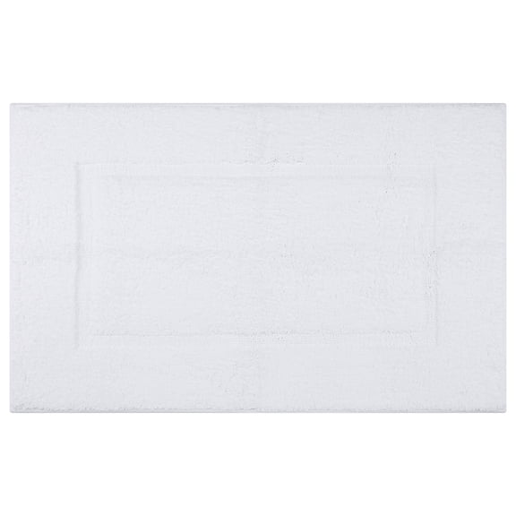REGALWOVEN Premium Bath Rug - Extra Plush Absorbent Microfiber Bathroom Mat, Non-Slip Machine Washable Shaggy Shower Rug White 32" x 20"