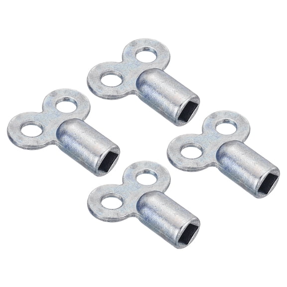 REGALWOVEN Radiator Valve Keys, 4 Pack Zinc Alloy Square Socket Vent Air Valve Key Wrench
