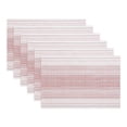 thumbnail image 1 of REGALWOVEN Rectangle Placemats Set of 6 Plastic Placemats for Kitchen Dining Washable Heat Resistant Table Placemats Wipeable Table Mat Orange 17.7x11.8inch, 1 of 6