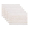 thumbnail image 1 of REGALWOVEN Rectangle Placemats Set of 6 Plastic Placemats for Kitchen Dining Washable Heat Resistant Table Placemats Wipeable Table Mat Yellow 17.7x11.8inch, 1 of 6