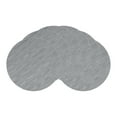 thumbnail image 1 of REGALWOVEN Round Placemats Set of 6 Placemats for Kitchen Dining Table Decor Washable Table Placemats Wipeable Table Mat Silver Gray 14*14in, 1 of 5