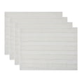 thumbnail image 1 of REGALWOVEN Rustic Placemats Set of 4 Rectangular Cotton Blend Placemats for Dining Table Decor Washable Kitchen Table Mat Wipe Clean Beige 15.7x11.8inch, 1 of 6