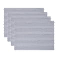 thumbnail image 1 of REGALWOVEN Rustic Placemats Set of 4 Rectangular Cotton Blend Placemats for Dining Table Decor Washable Kitchen Table Mat Wipe Clean Gray 15.7x11.8inch, 1 of 6