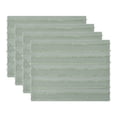 thumbnail image 1 of REGALWOVEN Rustic Placemats Set of 4 Rectangular Cotton Blend Placemats for Dining Table Decor Washable Kitchen Table Mat Wipe Clean Green 15.7x11.8inch, 1 of 6