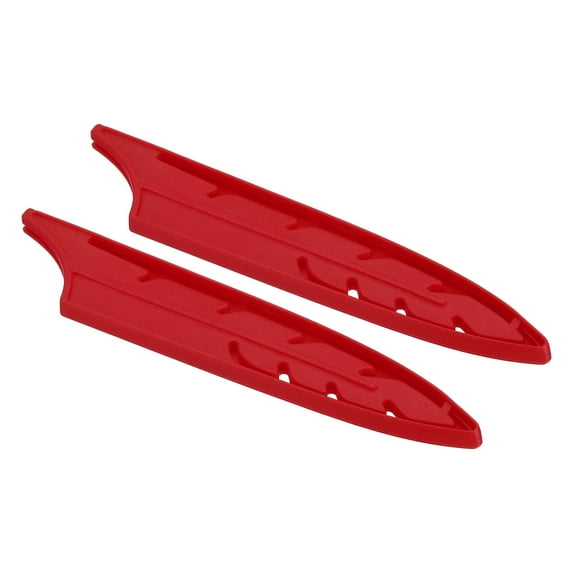 REGALWOVEN Santoku Knife Sheaths for Safe and Secure Knife Storage, Protecting Edges from Damage Red 5.2"x 1"