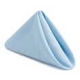 thumbnail image 1 of REGALWOVEN Set of 12 Cloth Napkins, Cotton Washable and Reusable Table Dinner Napkins for Restaurant, Weddings, Events Sky Blue 16x16inch, 1 of 6