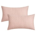 thumbnail image 1 of REGALWOVEN Set of 2 Throw Pillow Covers Decorative Soft Modern Geometric Couch Cushion Cases for Living Room Sofa Decor Pink 12" x 20", 1 of 6