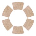 thumbnail image 1 of REGALWOVEN Set of 6 Place Mat, Faux Leather Placemats for Kitchen Dining Table Decor, Washable Table Placemats Wipeable Table Mat Apricot 19*12in, 1 of 7