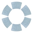 thumbnail image 1 of REGALWOVEN Set of 6 Place Mat, Faux Leather Placemats for Kitchen Dining Table Decor, Washable Table Placemats Wipeable Table Mat Light Blue 19*12in, 1 of 7