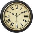 thumbnail image 1 of REGALWOVEN Silent Non Ticking Battery Operated Wall Clock for Home and Office Black-1 12 Inch, 1 of 6