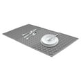 thumbnail image 1 of REGALWOVEN Silicone Dish Drying Mat for Kitchen Counter, Easy Clean Kitchen Mat, Heat Resistant Silicone Mat, Fits Under Dish Rack Gray 24.1*15.7 inch, 1 of 6