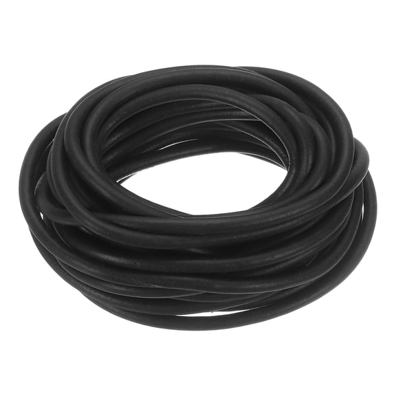 REGALWOVEN Silicone Foam Seal Strip, Long Sponge Rubber Weather Seal Strip Round Rubber Cord 5.5mm x 6m