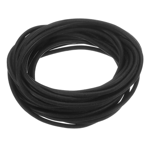REGALWOVEN Silicone Foam Seal Strip Long Sponge Rubber Weather Seal Strip Round Rubber Cord Solid 2.5mm x 4m