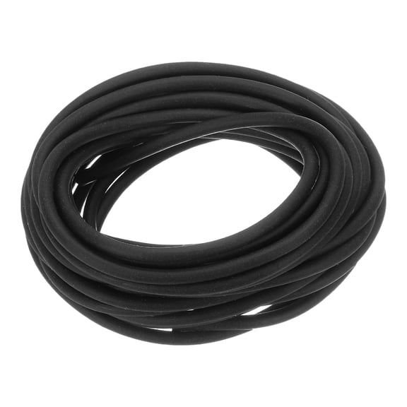 REGALWOVEN Silicone Foam Seal Strip Long Sponge Rubber Weather Seal Strip Round Rubber Cord Solid 3mm x 4m