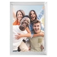 thumbnail image 1 of REGALWOVEN Simple Picture Frames, Metal Photo Frame with Real Glass, Display for Wedding Gift Home Tabletop Decor Silver 3.5x5, 1 of 5
