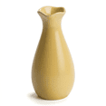 thumbnail image 1 of REGALWOVEN Small Ceramic Bud Modern Cylinder Vase, Matte Ribbed Decorative Flower Vase for Desktop & Bathroom, Home Decor Yellow 2.4"L x 2.4"W x 5.1"H, 1 of 7