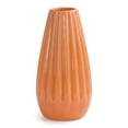 thumbnail image 1 of REGALWOVEN Small Ceramic Bud Vase Cylinder Vase, Matte Ribbed Decorative Flower Vase for Desktop, Bathroom, Home Decor Accent Orange 2.4"L x 2.4"W x 5.1"H, 1 of 7