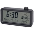 thumbnail image 1 of REGALWOVEN Small Digital Alarm Clock for Bedroom, Alarm Clocks with Big Numbers Display, Dimmable, Temperature, Snooze, 12/24H for Deep Sleepers Black, 1 of 6
