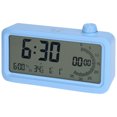 thumbnail image 1 of REGALWOVEN Small Digital Alarm Clock for Bedroom, Alarm Clocks with Big Numbers Display, Dimmable, Temperature, Snooze, 12/24H for Deep Sleepers Blue, 1 of 6