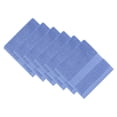 thumbnail image 1 of REGALWOVEN Solid Cotton Washcloths, 13" x 13" Soft Absorbent Reusable Face Cloth for Bathroom, Gym, Spa, Guest Blue 6pk, 1 of 5