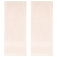 thumbnail image 1 of REGALWOVEN Solid Striped Hand Towel Set 13" x 29" Cotton Soft Absorbent Towels for Bath, Hotel, Spa Pink 4-Piece, 1 of 5