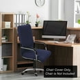 thumbnail image 1 of REGALWOVEN Spandex Stretchy Swivel Computer Chair Cover, Large, Navy Blue, 1 of 7